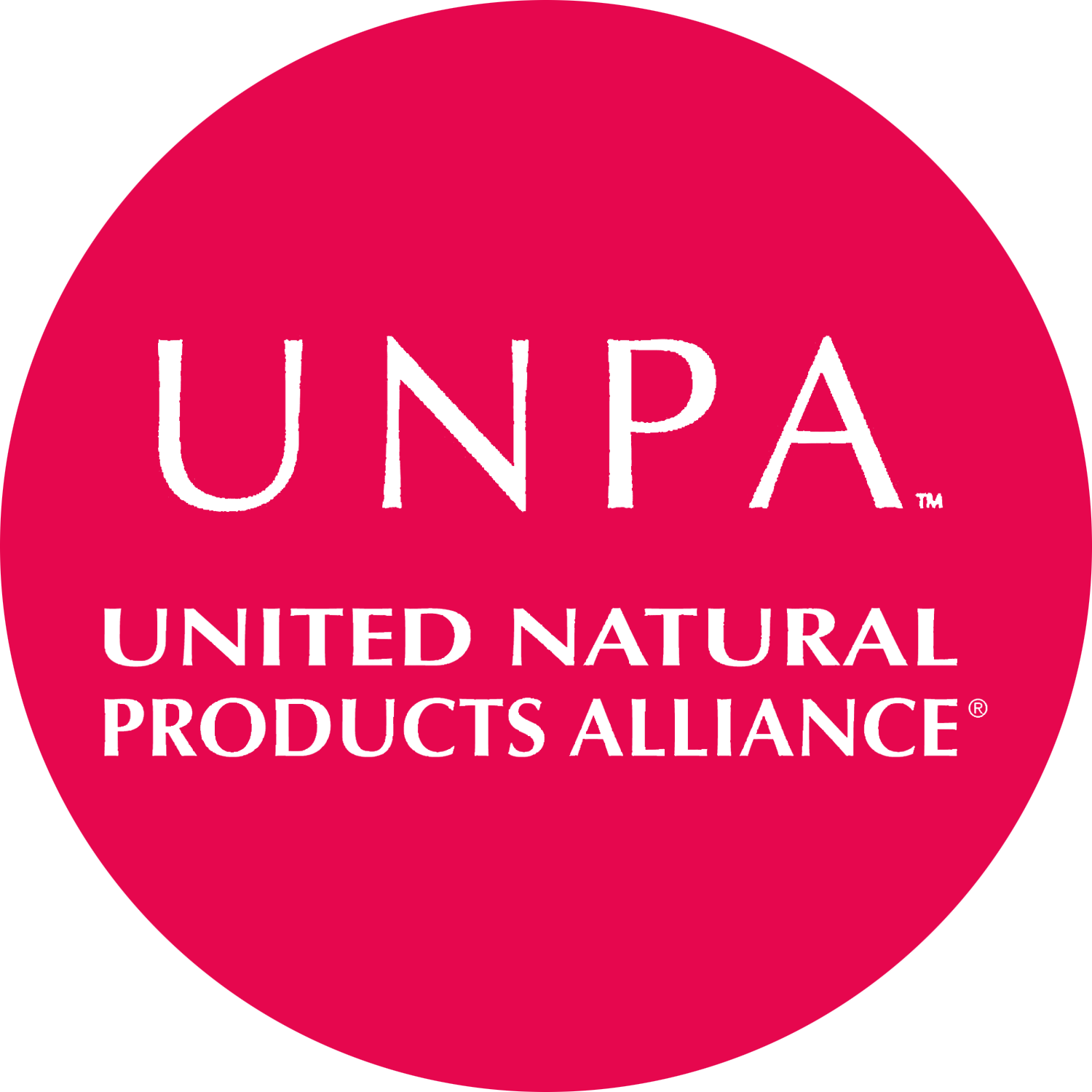 UNPA logo circle red